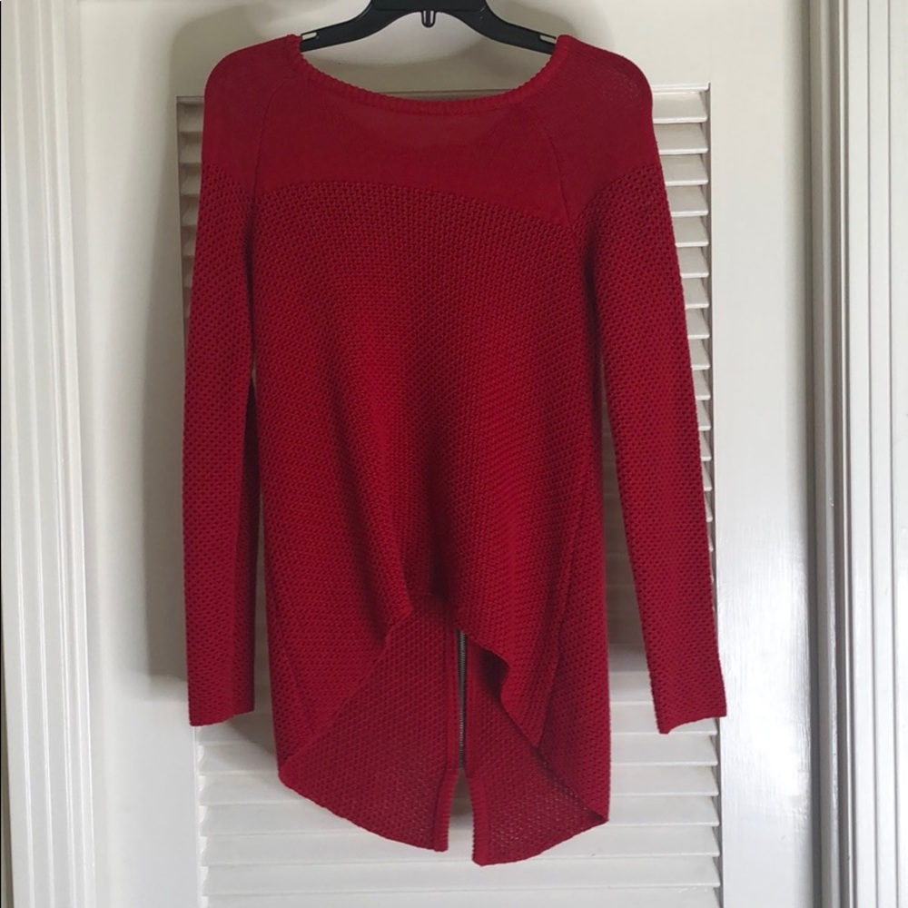 Red sweater